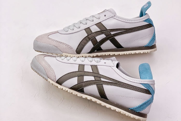 (White/ Brown) Onitsuka Tiger Mexico 66 Shoes