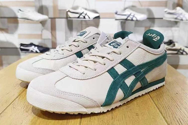 Onitsuka Tiger Mexico 66 (Cream/ Green) Shoes