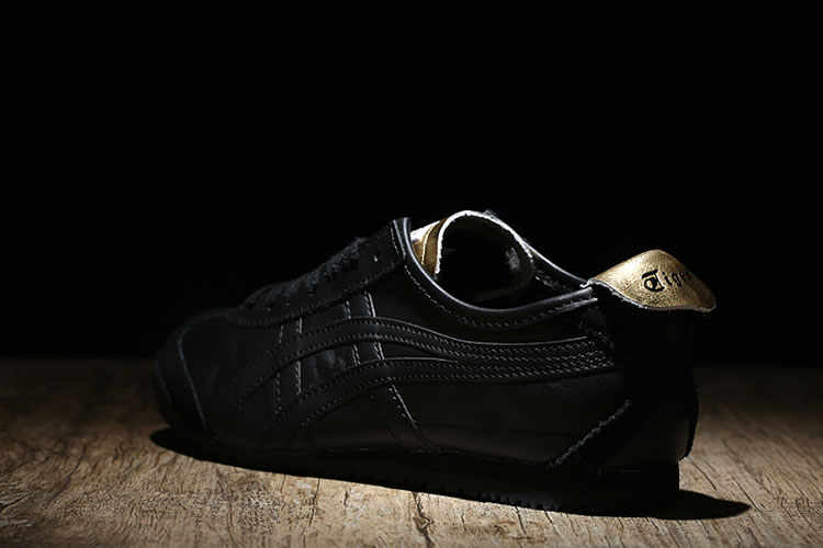 (Black/ Gold) Onitsuka Tiger Mexico 66 Shoes