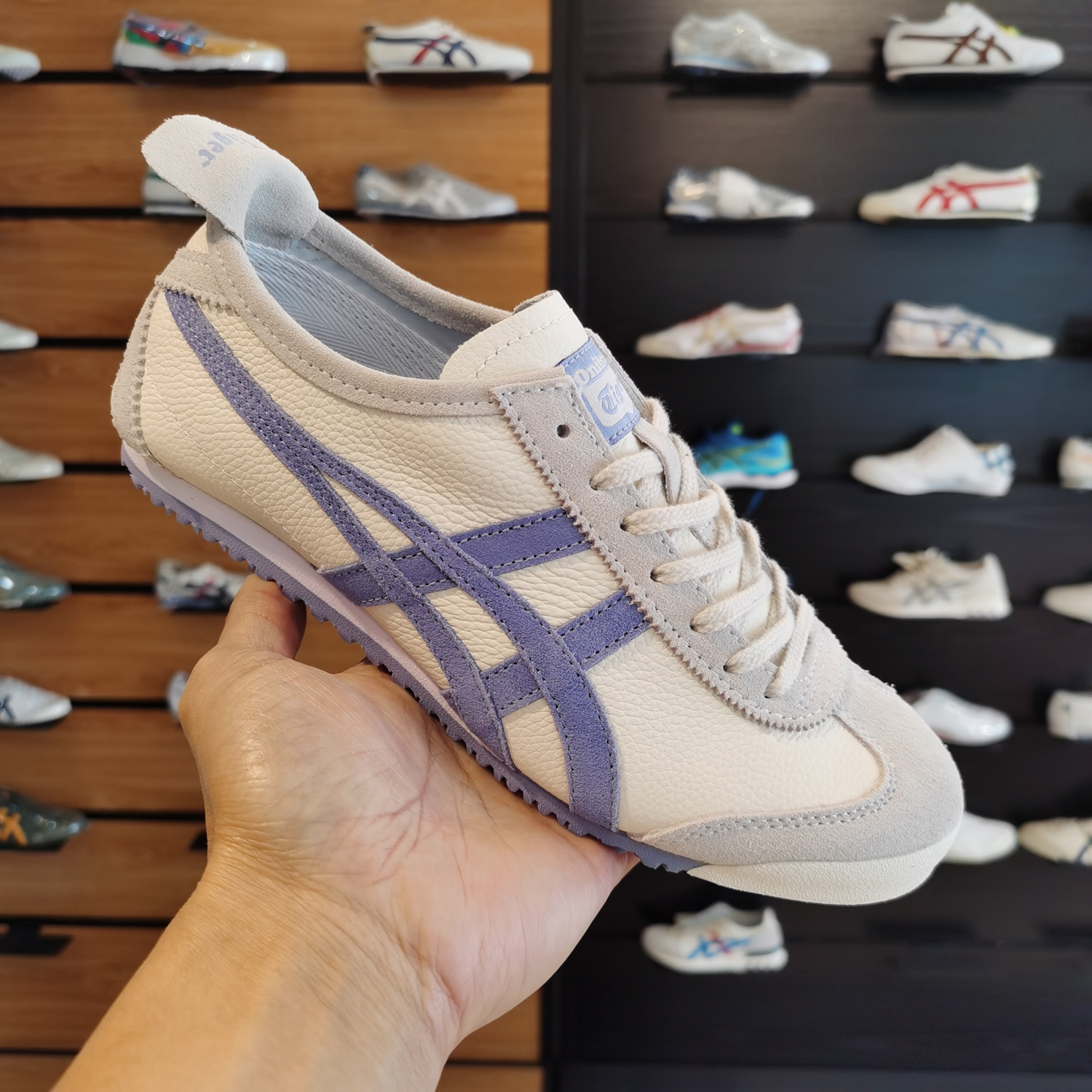 (Cream/ Violet Storm) Mexico 66 VIN Sneakers