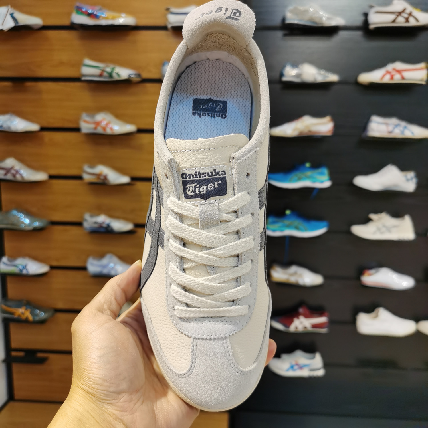 (Cream/ Grey) Mexico 66 Vintage Shoes