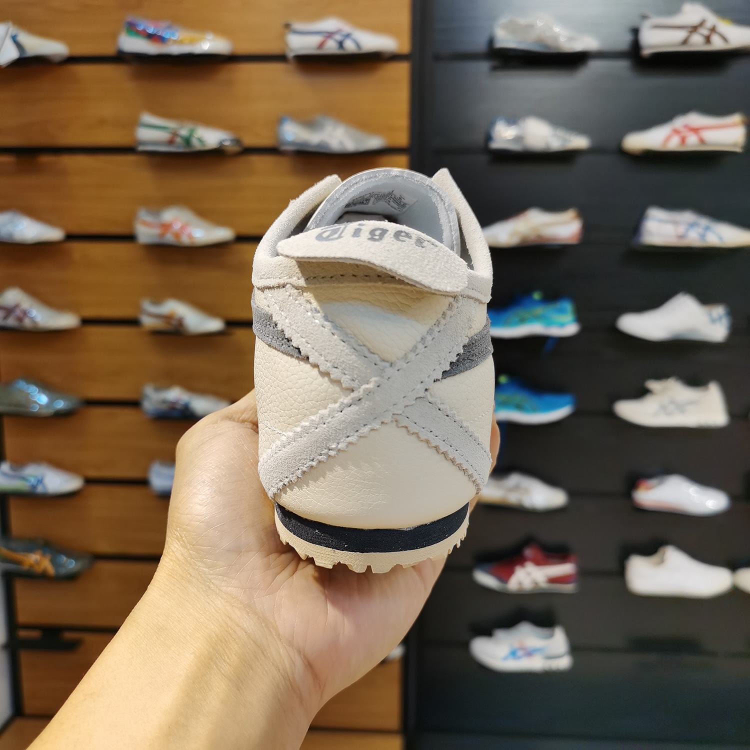 (Cream/ Grey) Mexico 66 Vintage Shoes