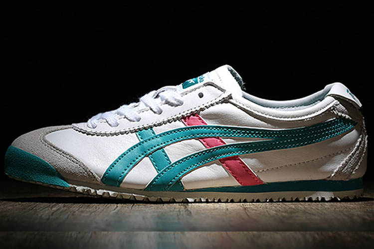 (White/ Green/ Red) Onitsuka Tiger Mexico 66 Women Shoes