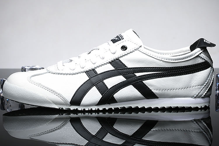 (White/ Black) Onitsuka Tiger Mexico 66 Women Shoes - Click Image to Close