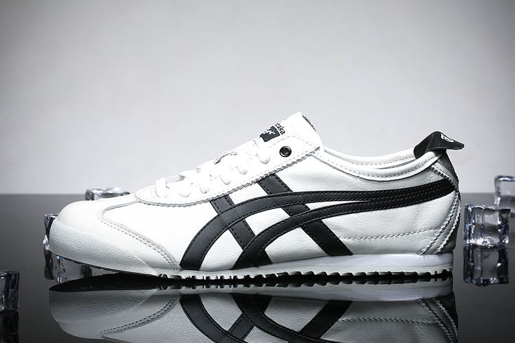 (White/ Black) Onitsuka Tiger Mexico 66 Women Shoes - Click Image to Close