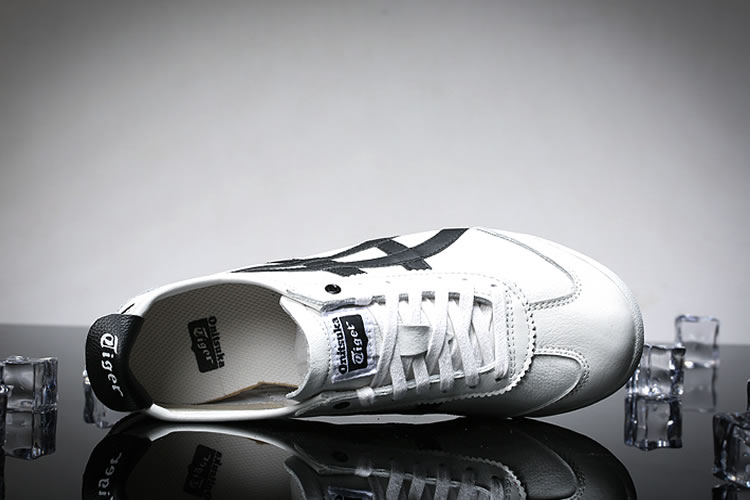 (White/ Black) Onitsuka Tiger Mexico 66 Women Shoes - Click Image to Close