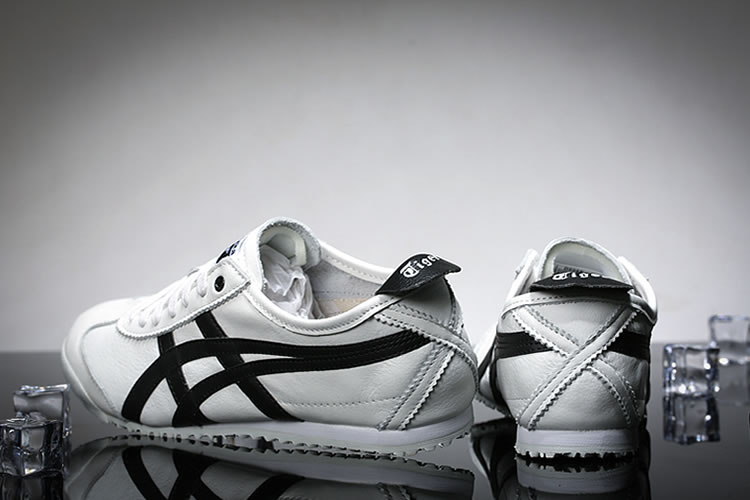 (White/ Black) Onitsuka Tiger Mexico 66 Women Shoes