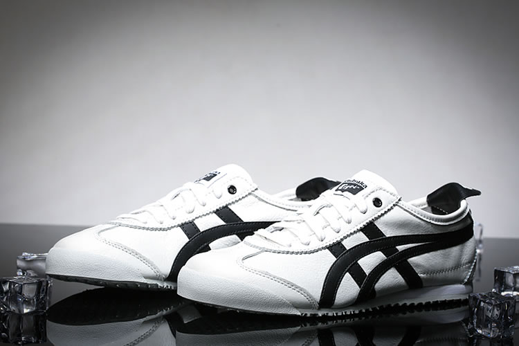 (White/ Black) Onitsuka Tiger Mexico 66 Women Shoes