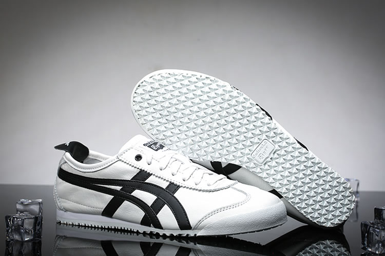 (White/ Black) Onitsuka Tiger Mexico 66 Women Shoes - Click Image to Close