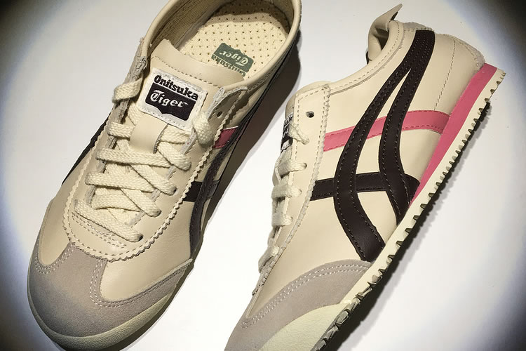 (Beige/ Brown/ Pink) Onitsuka Tiger Mexico 66 Women Shoes [DL408-0206 ...