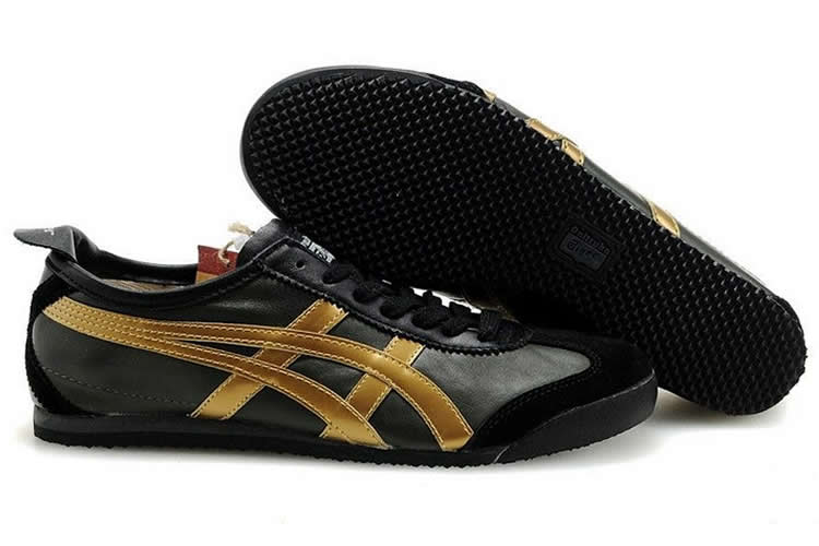 Onitsuka Tiger Mexico 66 (Black/ Gold) Shoes [HL202-1207] : Onitsuka Tiger