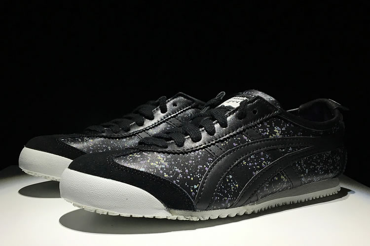 (Black/ Black) New Onitsuka Tiger Mexico 66 Shoes - Click Image to Close