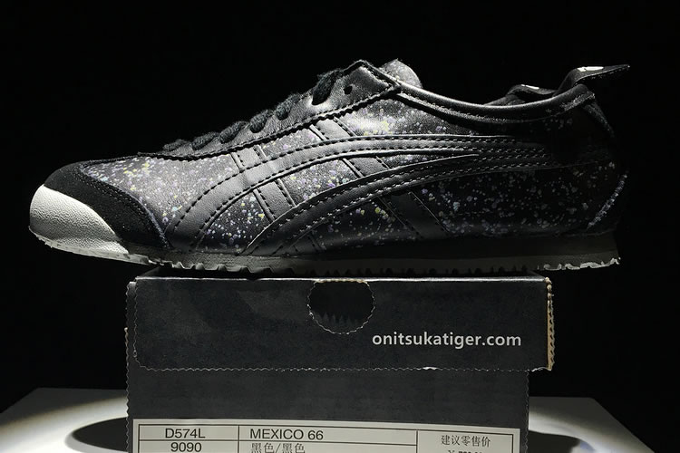 (Black/ Black) New Onitsuka Tiger Mexico 66 Shoes