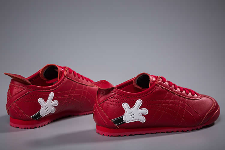 (Onitsuka Tiger/ Disney Mickey Mouse) Mexico 66 Red Shoes - Click Image to Close