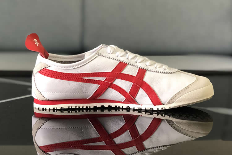 (White/ Red) Onitsuka Tiger Mexico 66 Shoes