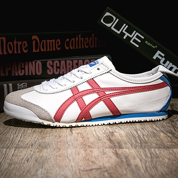 (White/ Red/ Blue) Onitsuka Tiger Mexico 66 Shoes