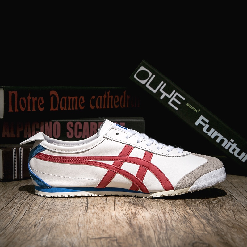 (White/ Red/ Blue) Onitsuka Tiger Mexico 66 Shoes