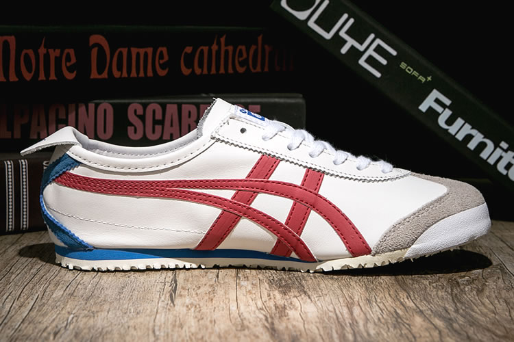 (White/ Red/ Blue) Onitsuka Tiger Mexico 66 Shoes [D4J2L-0123 ...