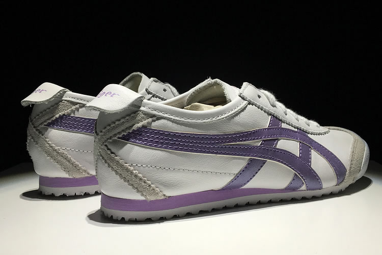 (Cream/ Violet Storm) Mexico 66 Vintage Womens Sneakers - Click Image to Close