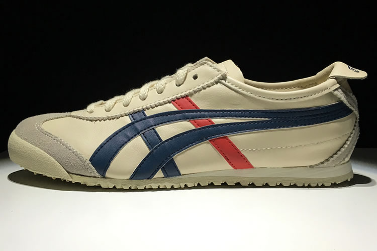 Beige/ Blue/ Red) Onitsuka Tiger Mexico 