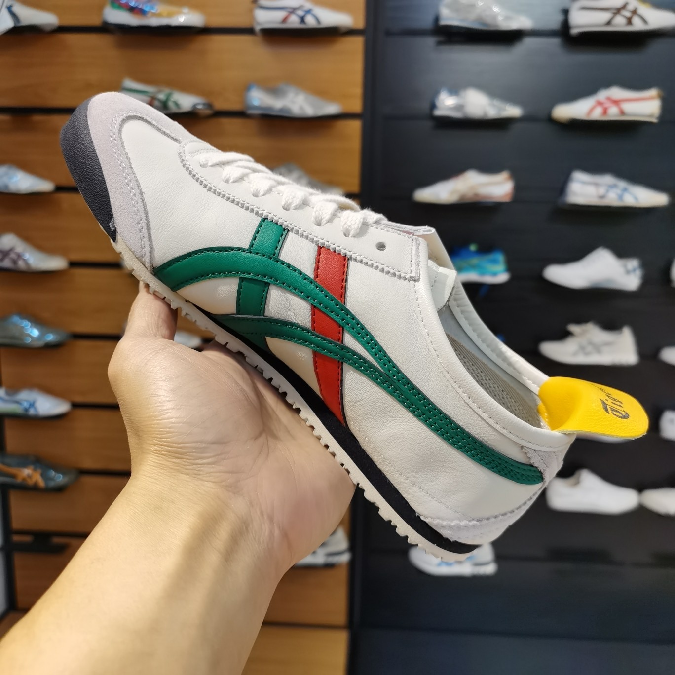 (Birch/ Green/ Red/ Yellow/ Black) Mexico 66 Shoes - Click Image to Close