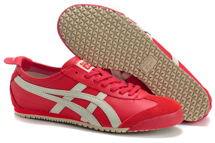 (Red/ Beige) Onitsuka Tiger Mexico 66 Shoes [DL408-2301] : Onitsuka Tiger