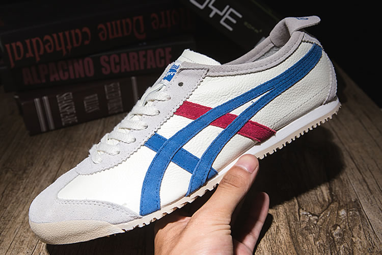 Onitsuka Tiger Mexico 66 VIN (Milky/ Blue/ Red) Shoes