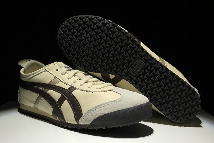 Onitsuka Tiger Mexico 66 (Beige/ Brown/ Gold) Shoes - Click Image to Close