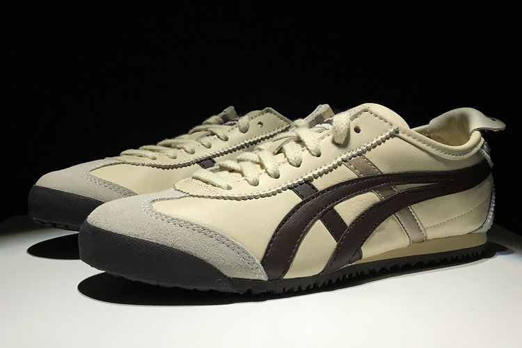 Onitsuka Tiger Mexico 66 (Beige/ Brown/ Gold) Shoes