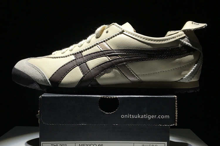 Onitsuka Tiger Mexico 66 (Beige/ Brown/ Gold) Shoes - Click Image to Close