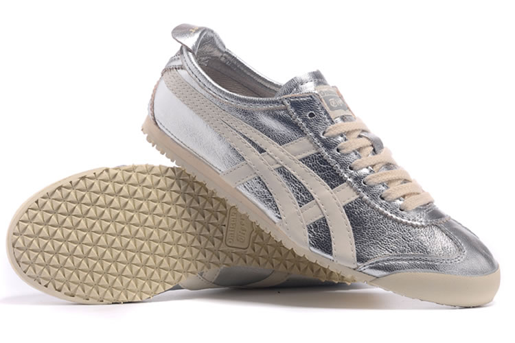 (Silver/ Beige) Onitsuka Tiger Mexico 66 New Shoes