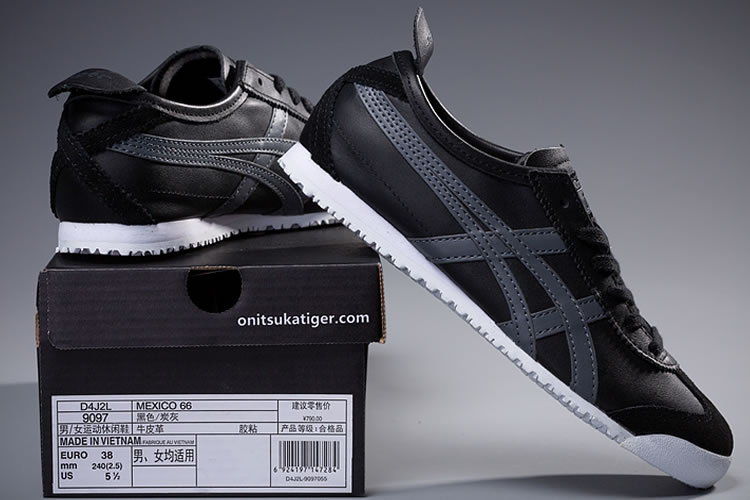 Onitsuka Tiger Mexico 66 (Black/ Grey) shoes - Click Image to Close