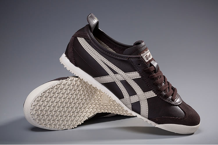 Onitsuka Tiger Mexico 66 (Cocoa/ Khaki) Shoes - Click Image to Close