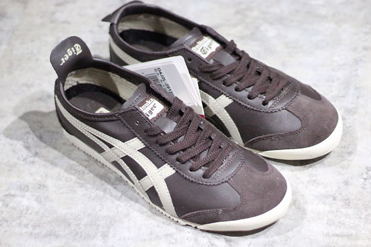 Onitsuka Tiger Mexico 66 (Cocoa/ Khaki) Shoes - Click Image to Close