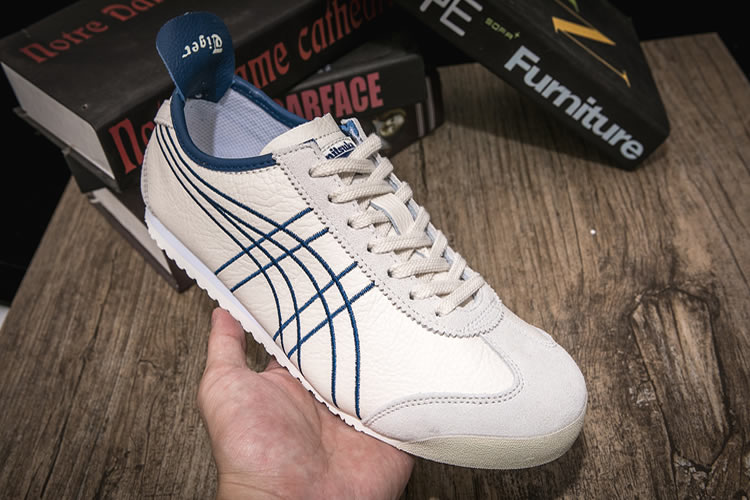 Onitsuka Tiger Mexico 66 (Beige/ Blue) Shoes
