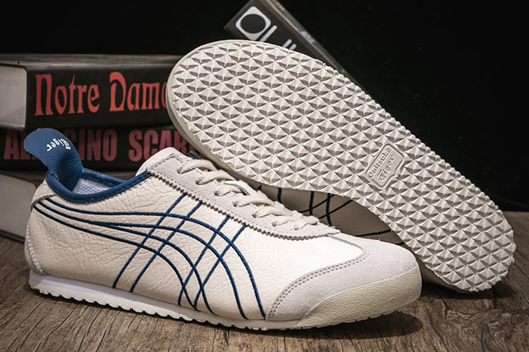 Onitsuka Tiger Mexico 66 (Beige/ Blue) Shoes