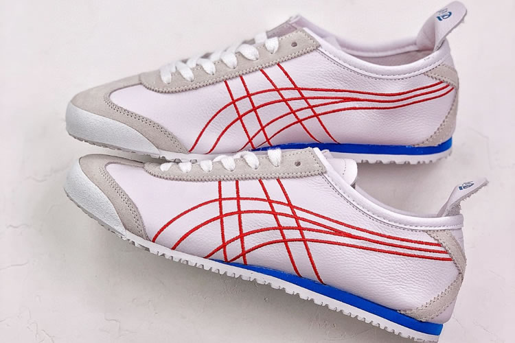 Onitsuka Tiger Mexico 66 (White/ Red/ Blue) Shoes