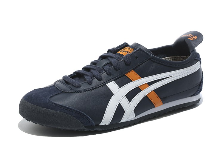 (DK Blue/ White/ Orange) Onitsuka Tiger Mexico 66 Shoes