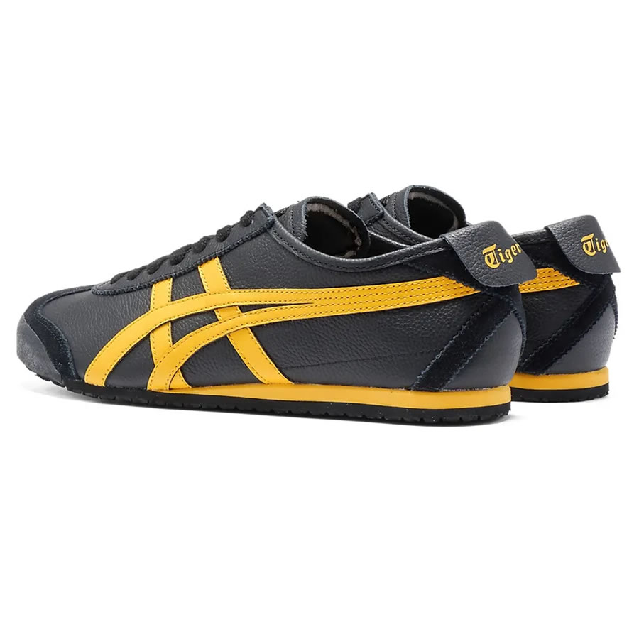 asics tiger black yellow