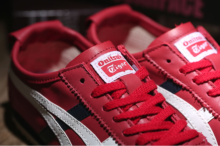 (Red/ White/ DK Blue) Onitsuka Tiger Mexico 66 Shoes