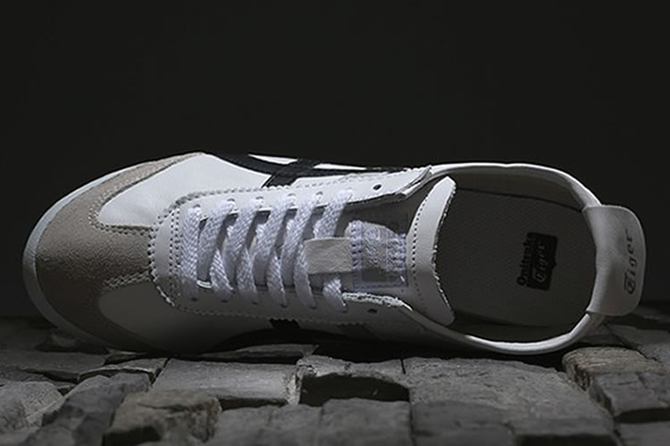 (White/ Black/ Blue) Onitsuka Tiger Mexico 66 Shoes - Click Image to Close