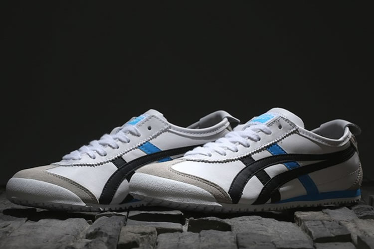 (White/ Black/ Blue) Onitsuka Tiger Mexico 66 Shoes