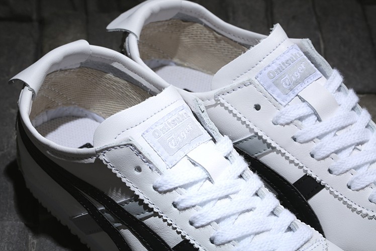 (White/ Black/ Silver) Onitsuka Tiger Mexico 66 Shoes - Click Image to Close