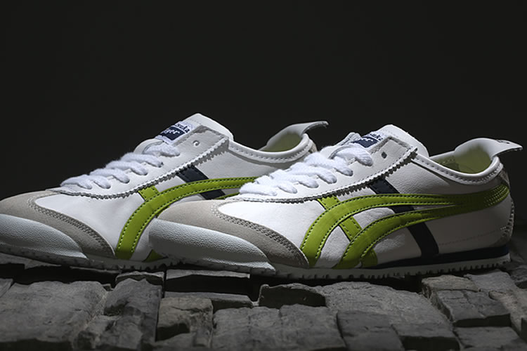 (White/ Lemon/ Black) Onitsuka Tiger Mexico 66 New Shoes