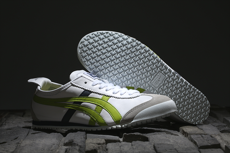 (White/ Lemon/ Black) Onitsuka Tiger Mexico 66 New Shoes - Click Image to Close