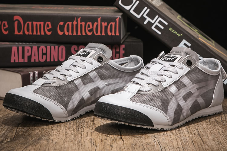 (Cream/ Licorice Brown/ Yellow) Onitsuka Tiger Mexico 66 Shoes - Click Image to Close
