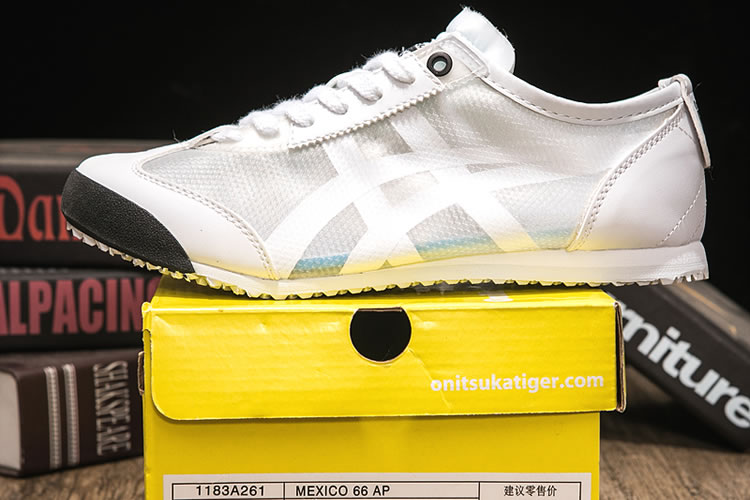 Onitsuka Tiger Mexico 66 (White/ Blue/ DK Blue) Shoes - Click Image to Close