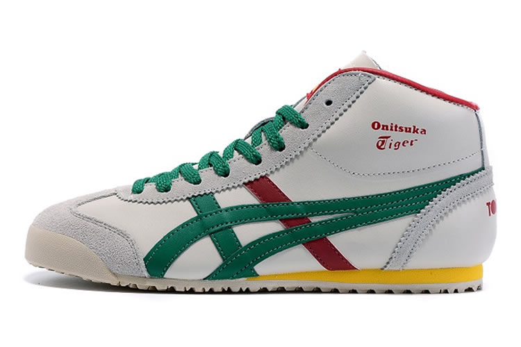 (Beige/ Green/ Red/ Gold) Mid Runner Shoes - Click Image to Close