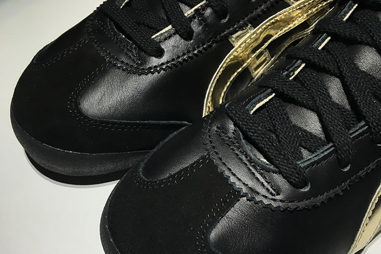 (Black/ Gold) Onitsuka Tiger Mexico Mid Runner Shoes