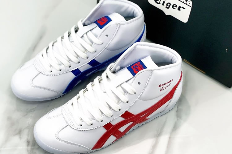 Onitsuka Tiger Mid Runner (Mix-and-Match by Red/ Blue) Shoes